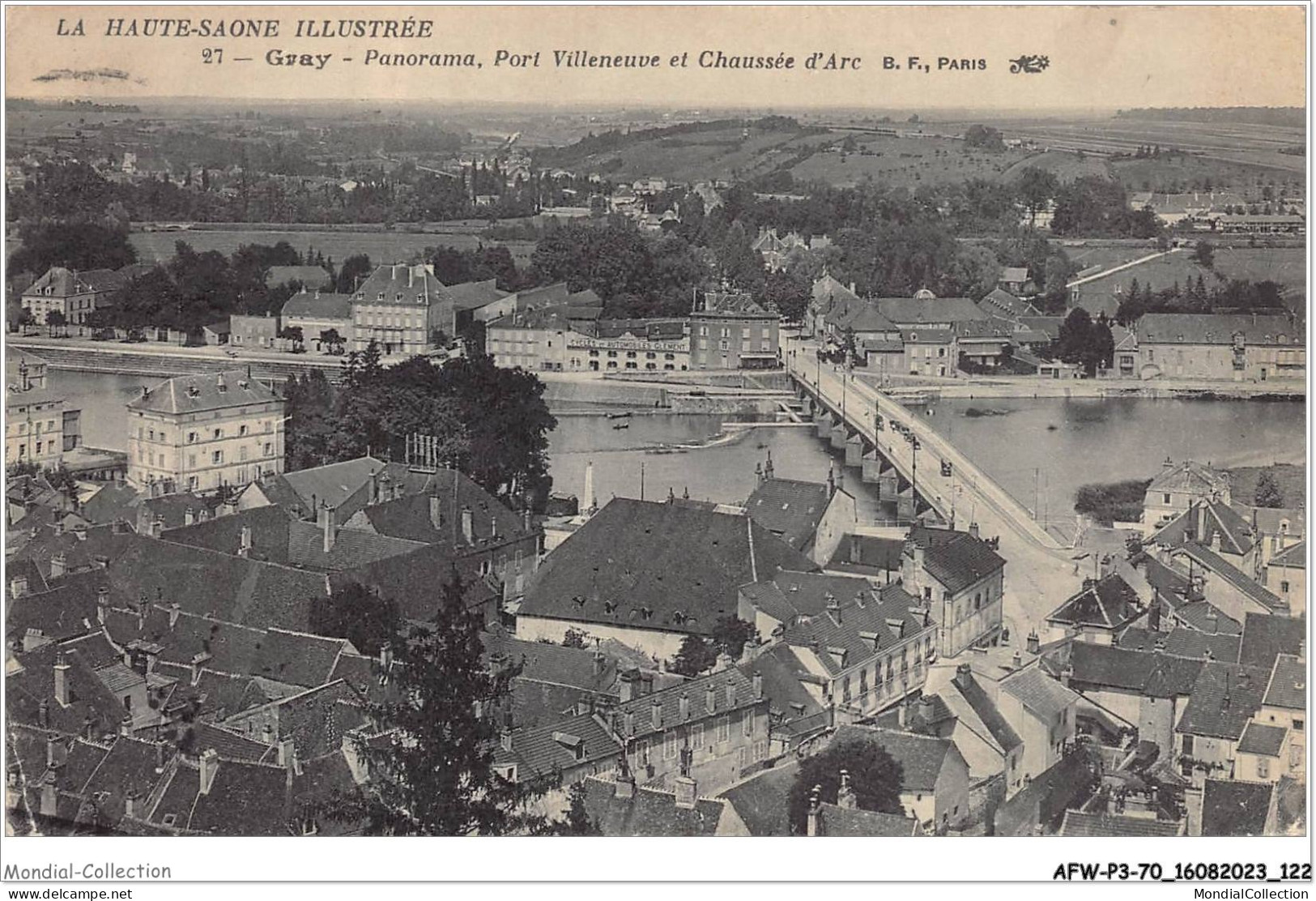 AFWP3-70-0247 - La Haute-saône Illustrée - GRAY - Panorama - Port Villeneuve Et Chaussée D'arc - Gray