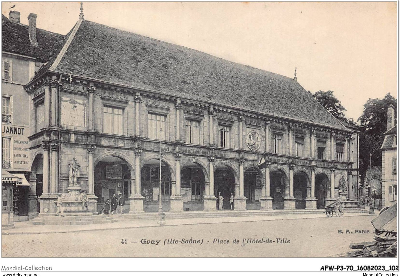 AFWP3-70-0237 - GRAY - Haute-saône - Place De L'hôtel-de-ville - Gray