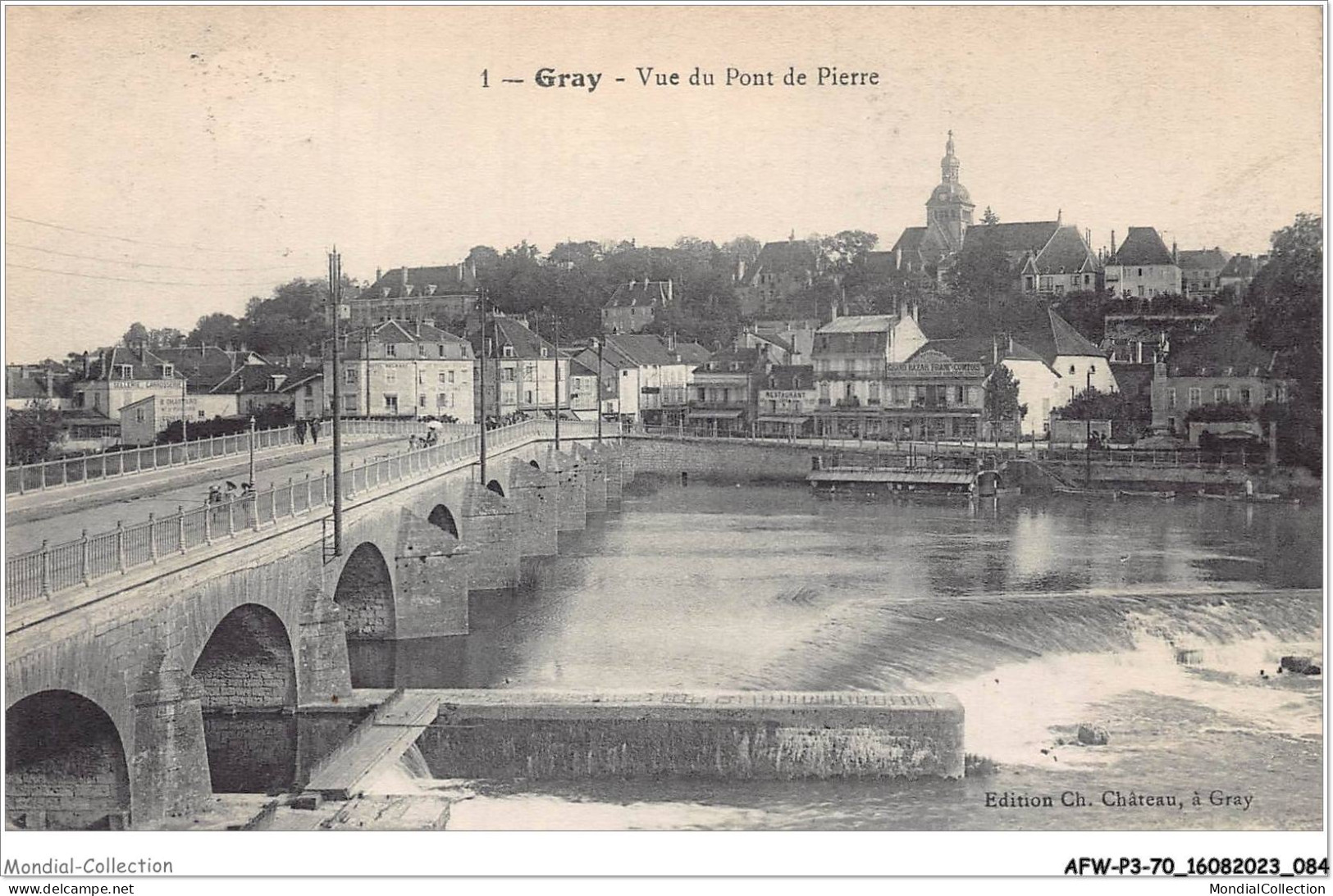 AFWP3-70-0228 - GRAY - Vue Du Pont De Pierre - Gray