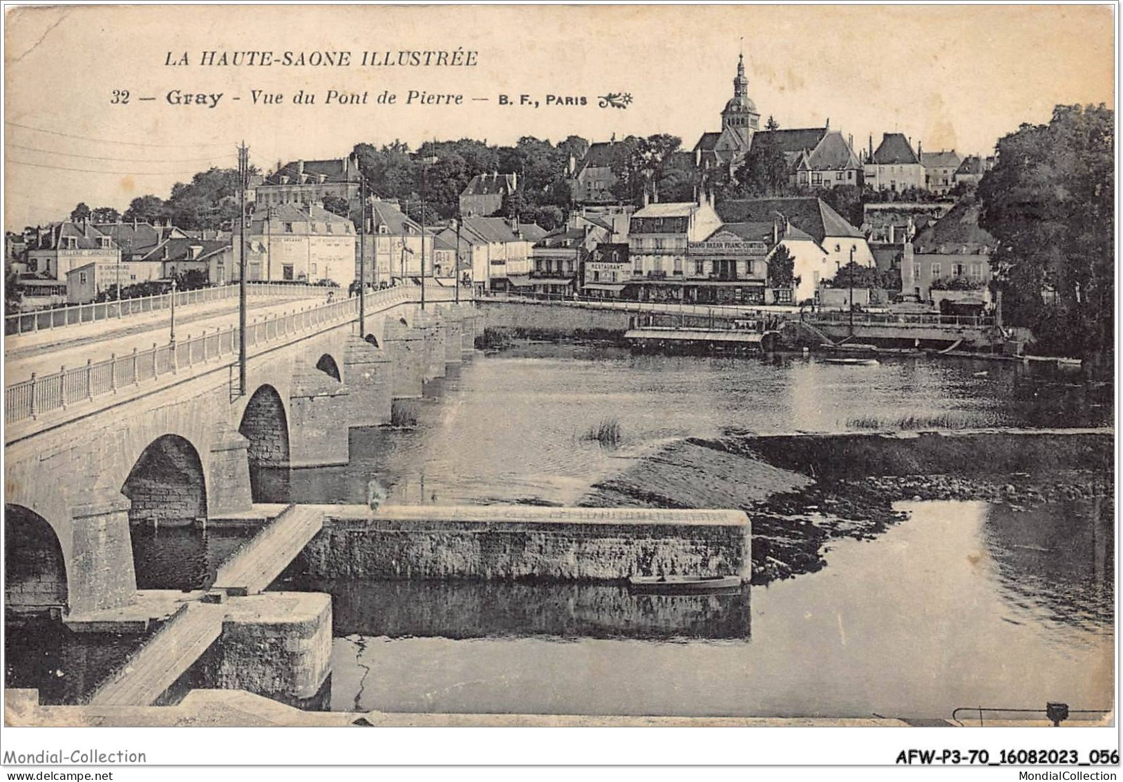 AFWP3-70-0214 - La Haute-saône Illustrée - GRAY - Vue Du Pont De Pierre - Gray