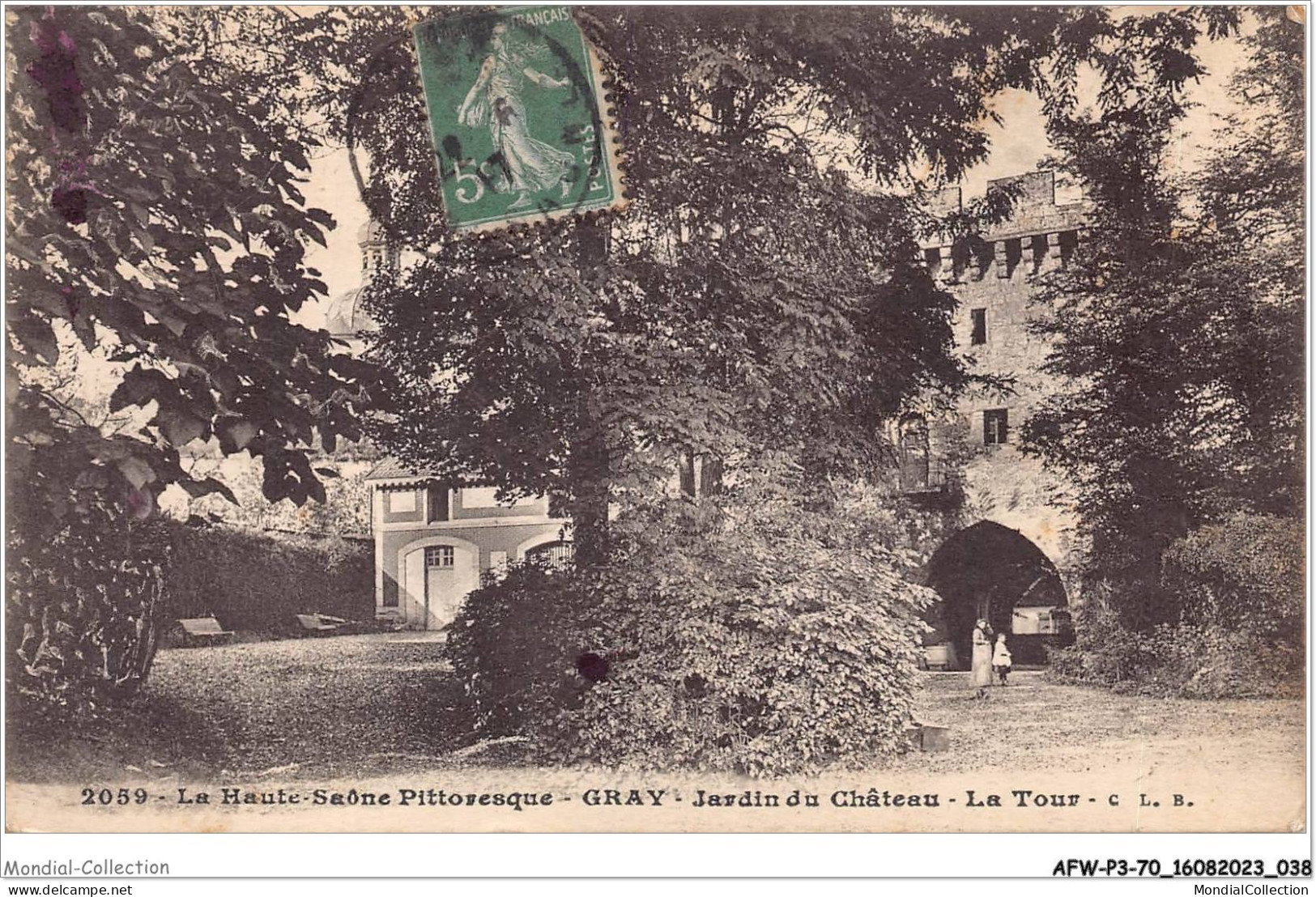 AFWP3-70-0205 - La Haute-saône Pittoresque - GRAY - Jardin Du Château - La Tour - Gray