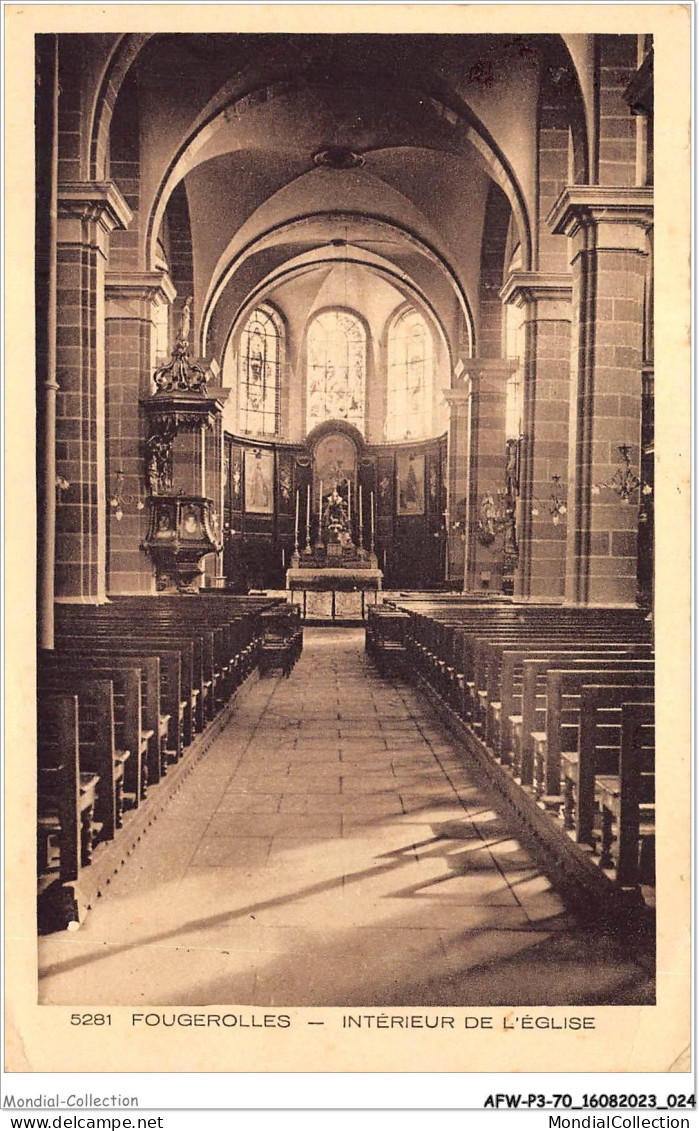 AFWP3-70-0198 - FOUGEROLLES - Intérieur De L'église - Lure