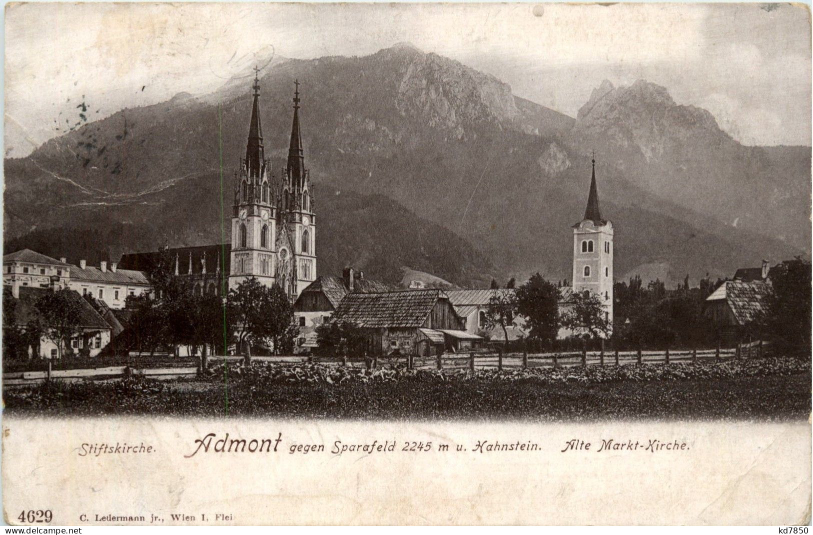 Admont, Stiftskirche Gegen Sparafeld U. Hahnstein, Alte Markt-Kirche - Admont