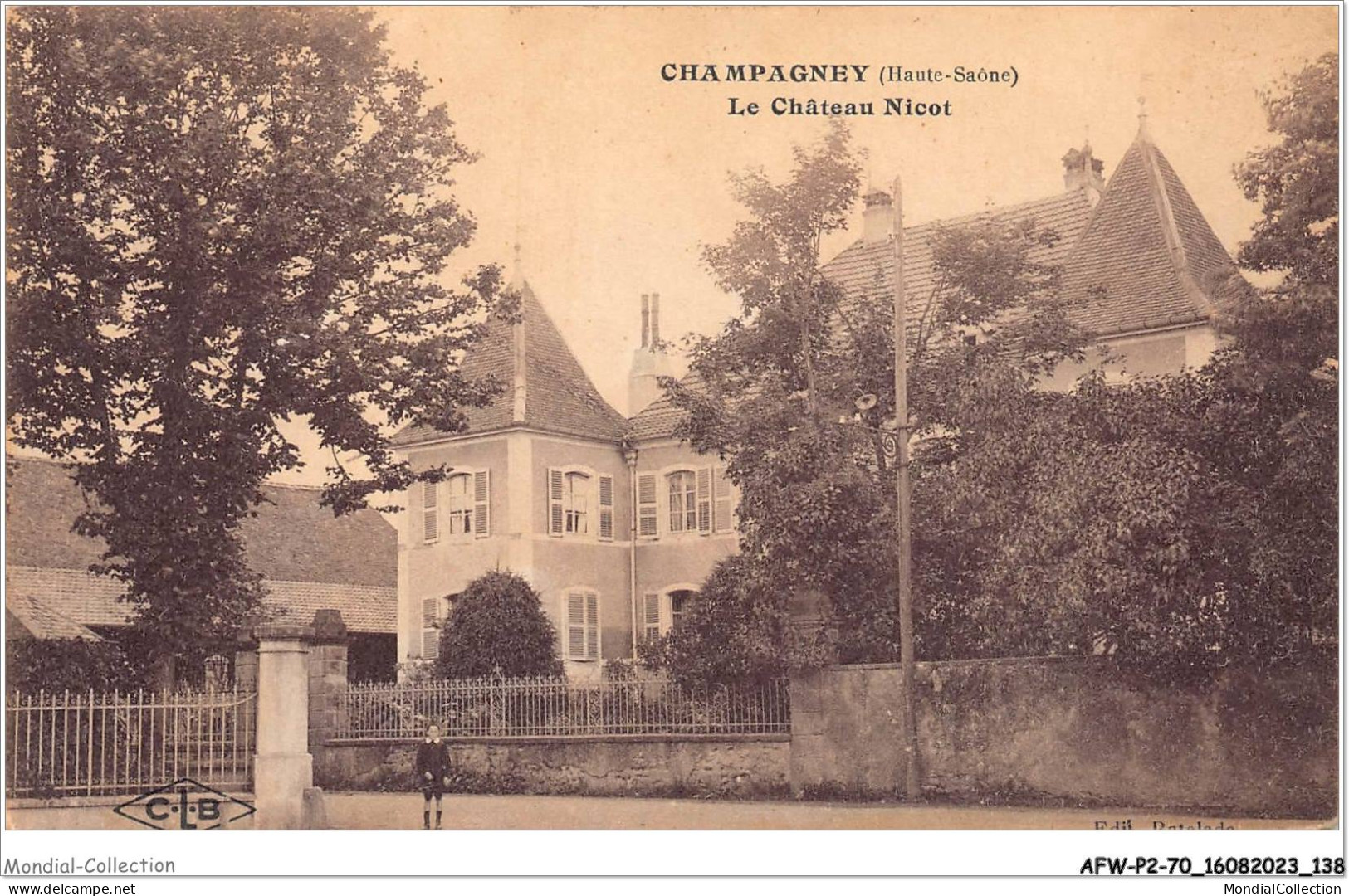 AFWP2-70-0150 - CHAMPAGNEY - Haute-saône - Le Château Nicot - Champagney