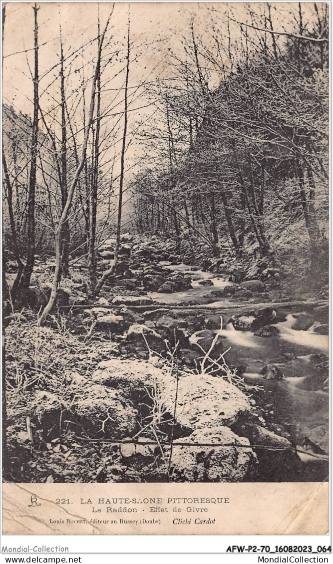 AFWP2-70-0113 - La Haute-saône Pittoresque - LE RADDON - Effet De Givre - Luxeuil Les Bains