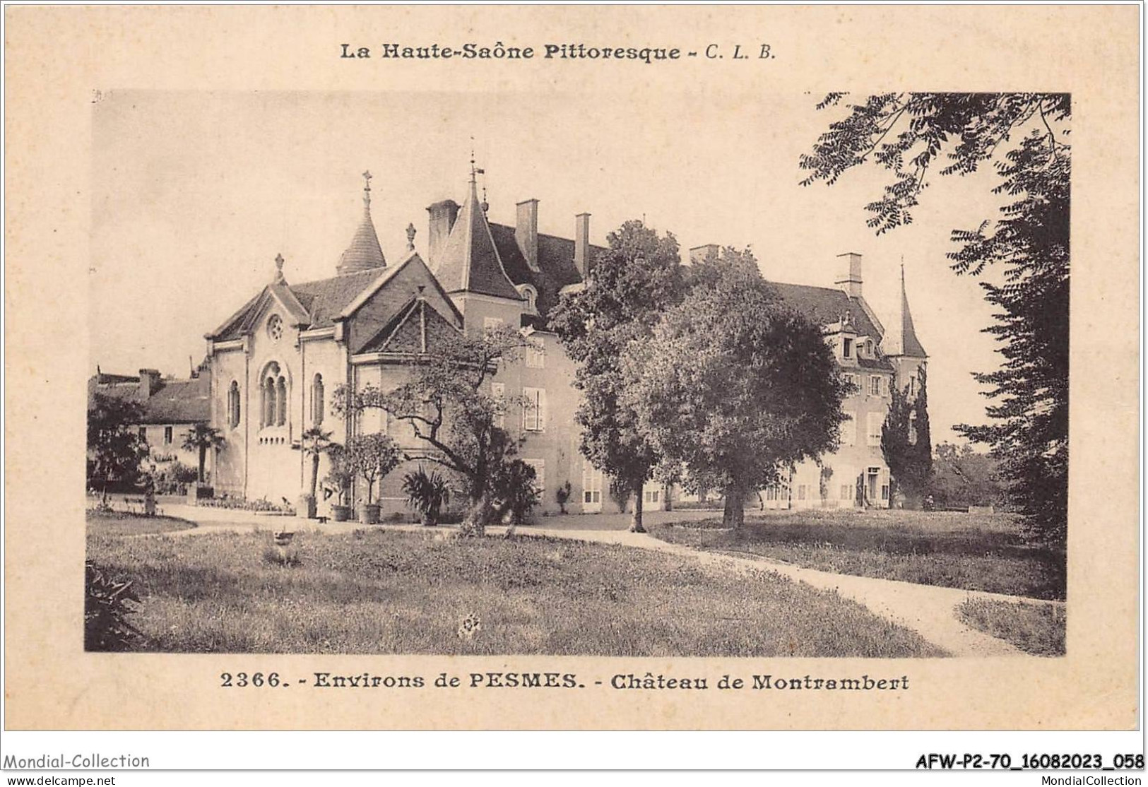 AFWP2-70-0110 - Environs De - PESMES - Haute-saône - Château De Montrambert - Pesmes