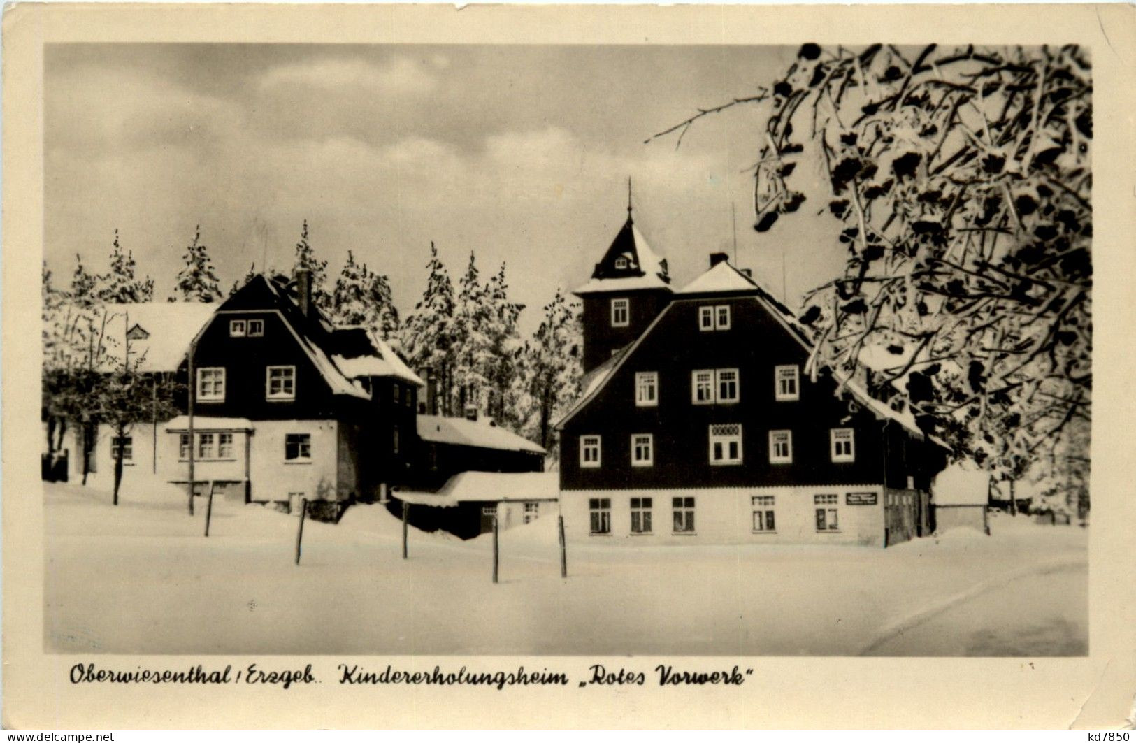 Oberwiesenthal - Kindererholungsheim Rotes Vorwerk - Oberwiesenthal