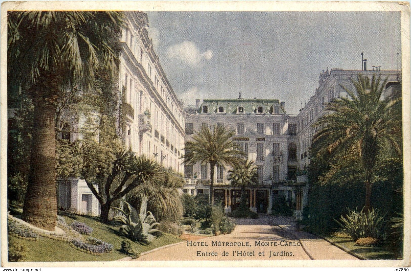 Monte-Carlo - Hotel Metropole - Autres & Non Classés