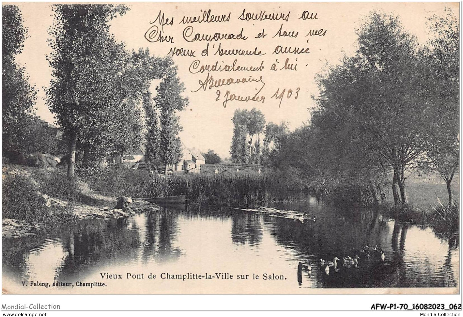 AFWP1-70-0032 - Vieux Pont De - CHAMPLITTE-LA-VILLE - Sur Le Salon - Champlitte