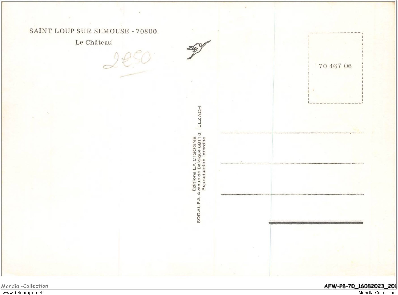 AFWP8-70-0869 - SAINT LOUP SUR SEMOUSE - 70800 - Le Château - Saint-Loup-sur-Semouse