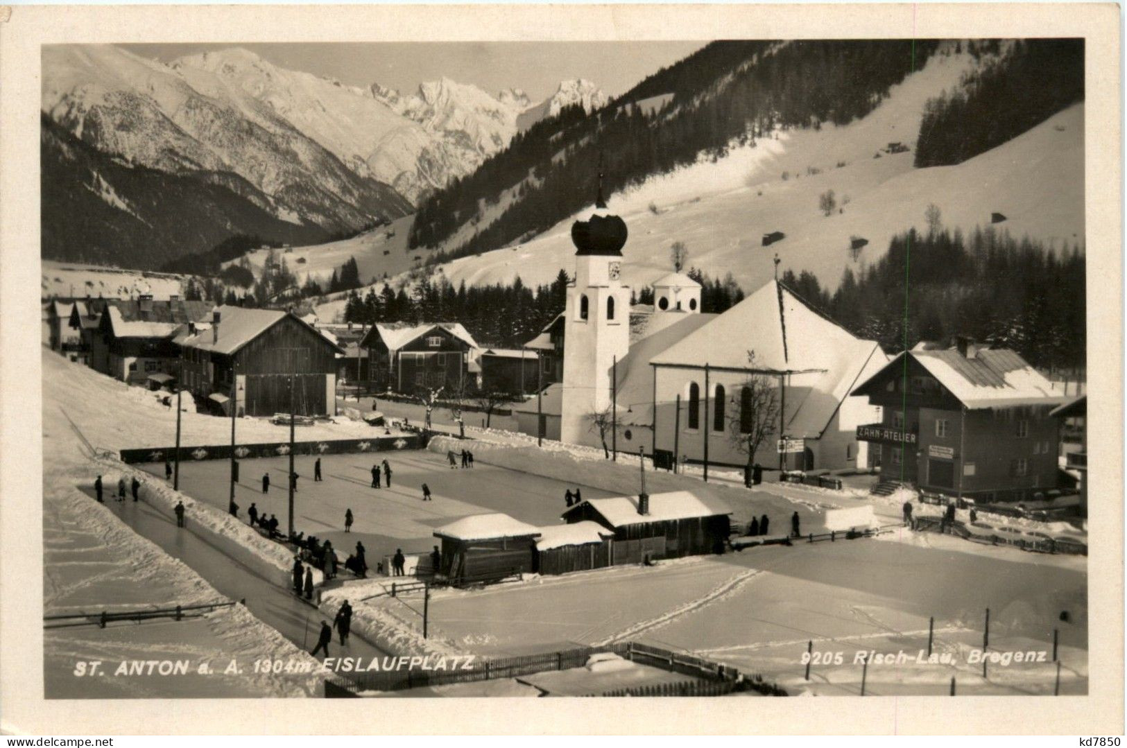 St.Anton Am Arlberg/Tirol - St.Anton, Eislaufplatz - St. Anton Am Arlberg