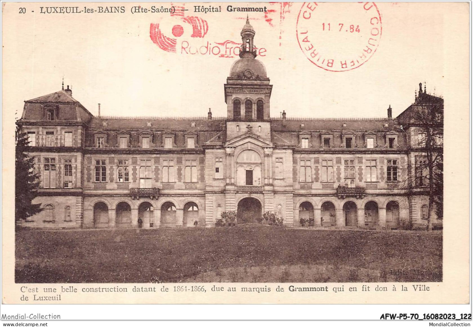 AFWP5-70-0488 - LUXEUIL-LES-BAINS - Hôpital Grammont - Luxeuil Les Bains
