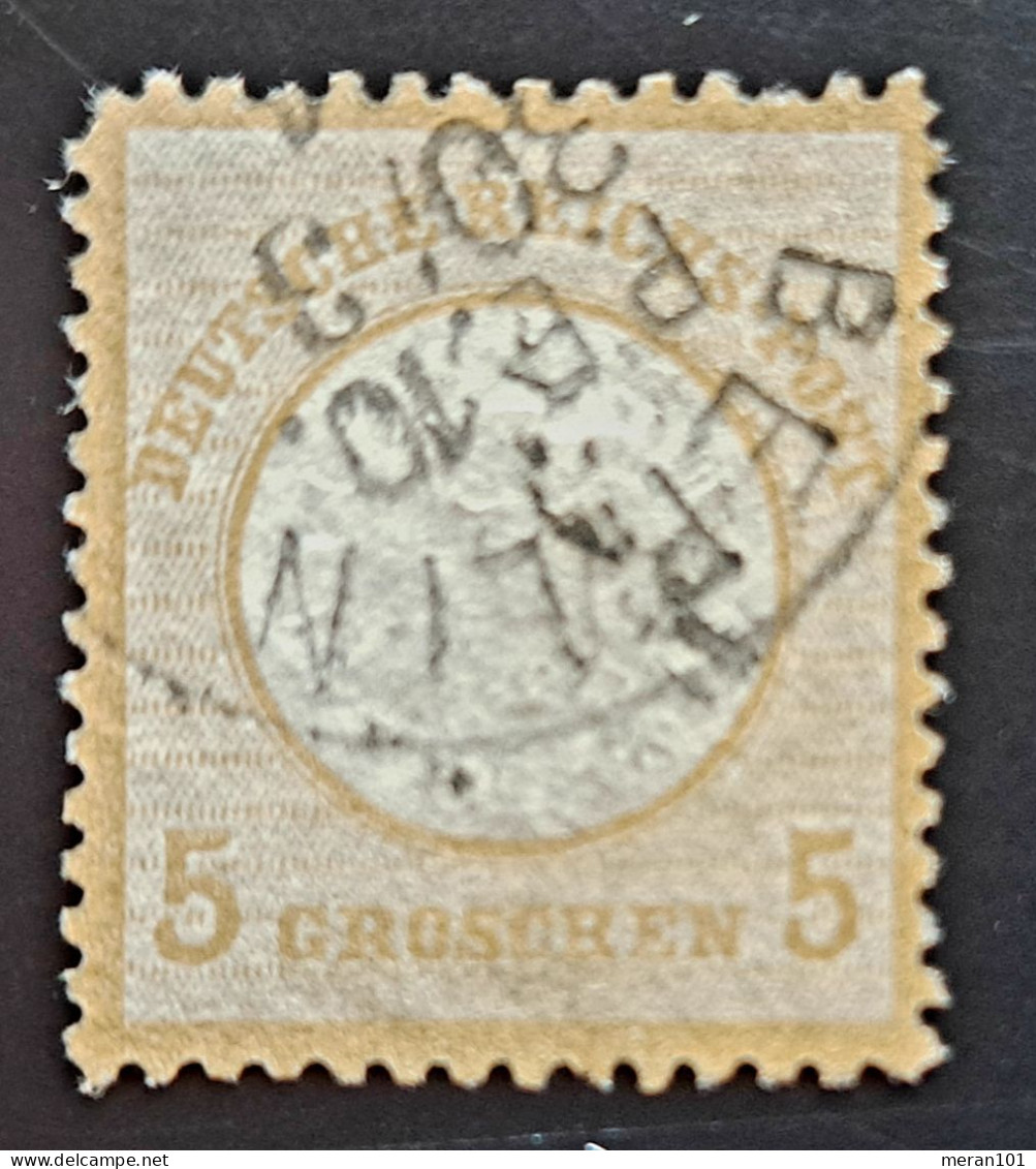 Deutsches Reich 1872, Brustschild Mi 6 BERLIN Signiert - Oblitérés