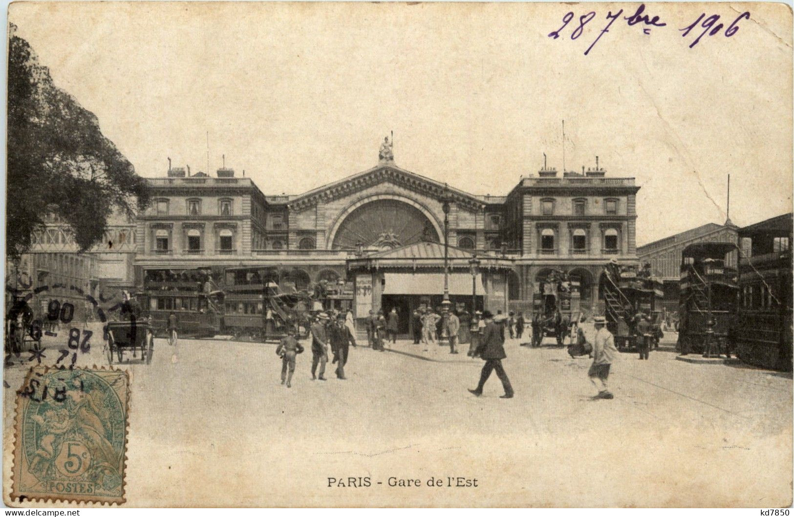 Paris - Gare De L Est - Métro Parisien, Gares