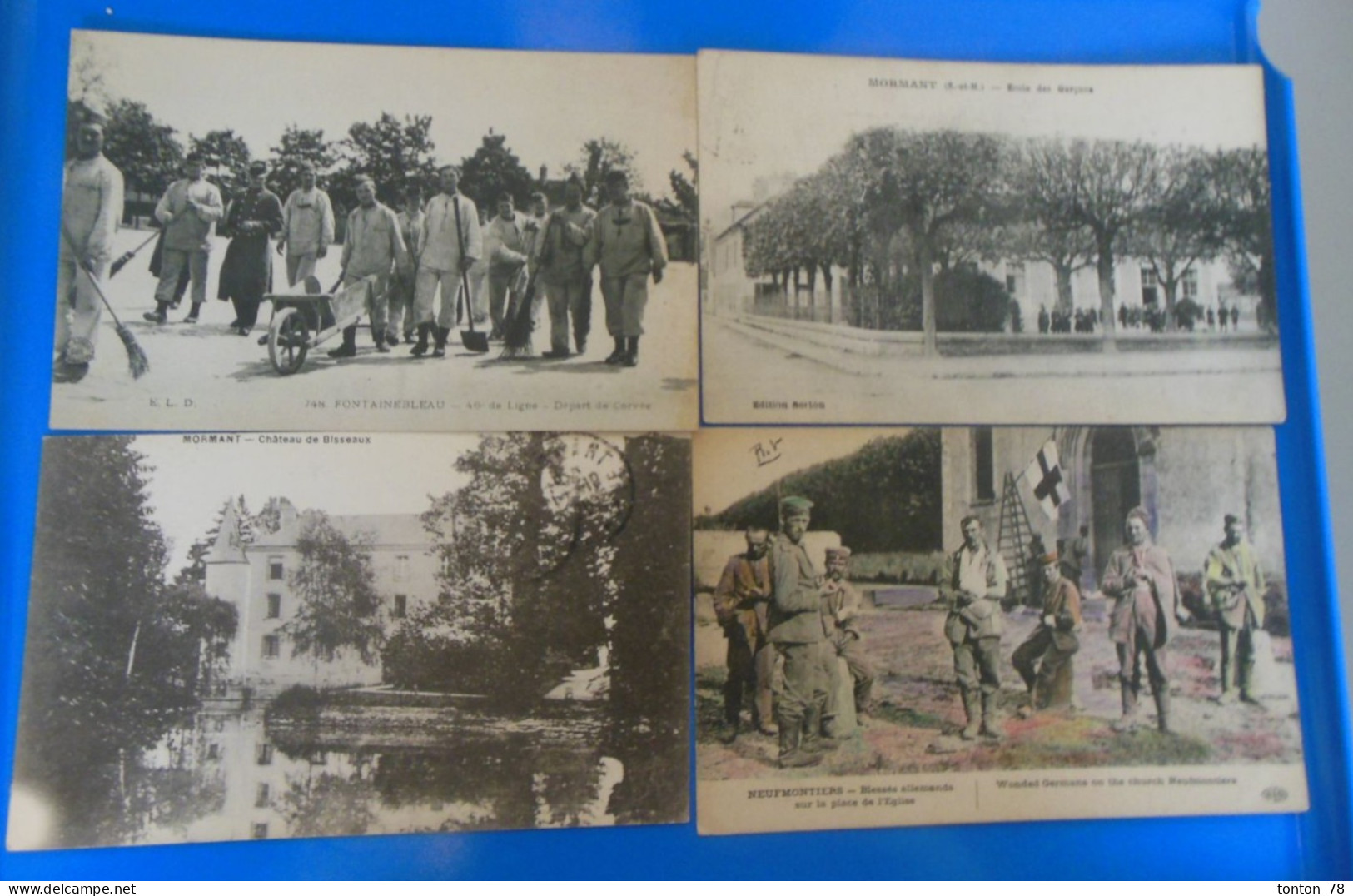 TRES BEAU LOT DE 40 CPA DU 77 SEINE ET MARNE AVEC TRES BELLES ANIMATIONS, GARES, ANIMATIONS DIVERSES, VOIR LES PHOTOS - 5 - 99 Postcards