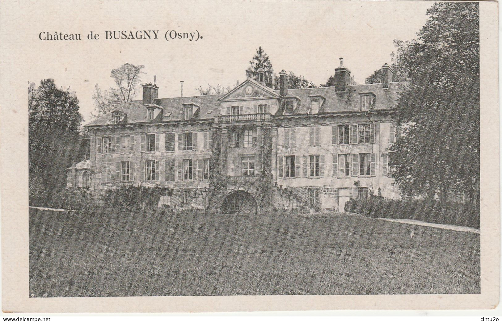 Val D' Oise.  Osny.  Château De Busagny. - Osny