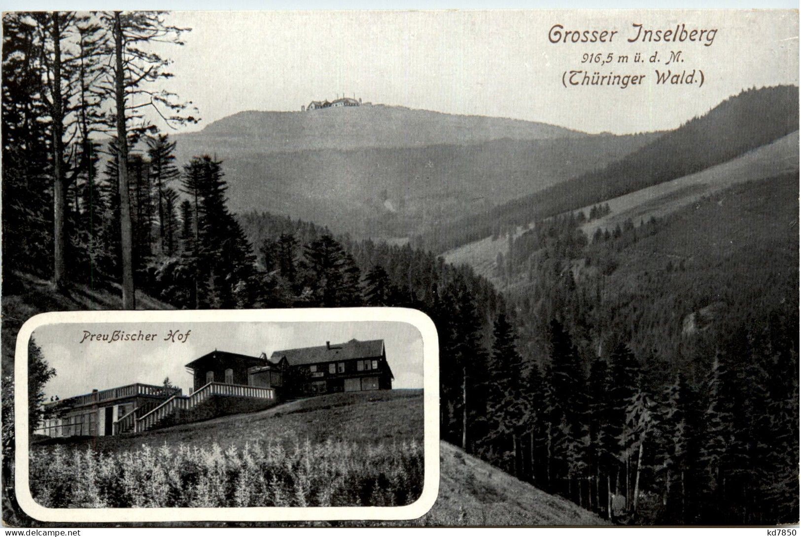 Grosser Inselberg - Preussischer Hof - Schmalkalden