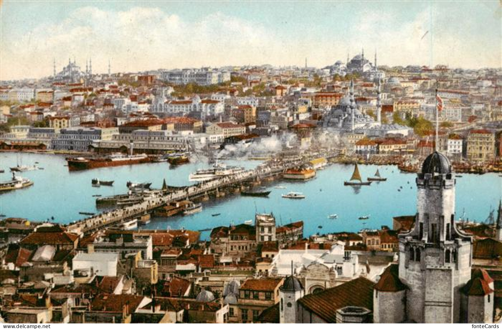 73899836 Constantinople Le Pont De Galata Constantinople - Turquia