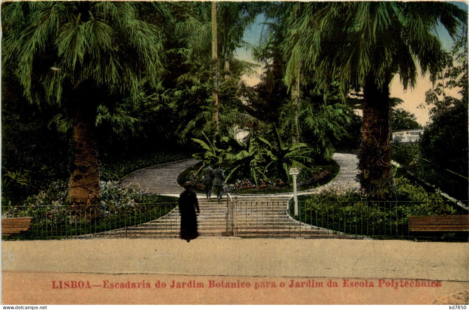 Lisboa - Escadaria De Jardin Botanico - Lisboa