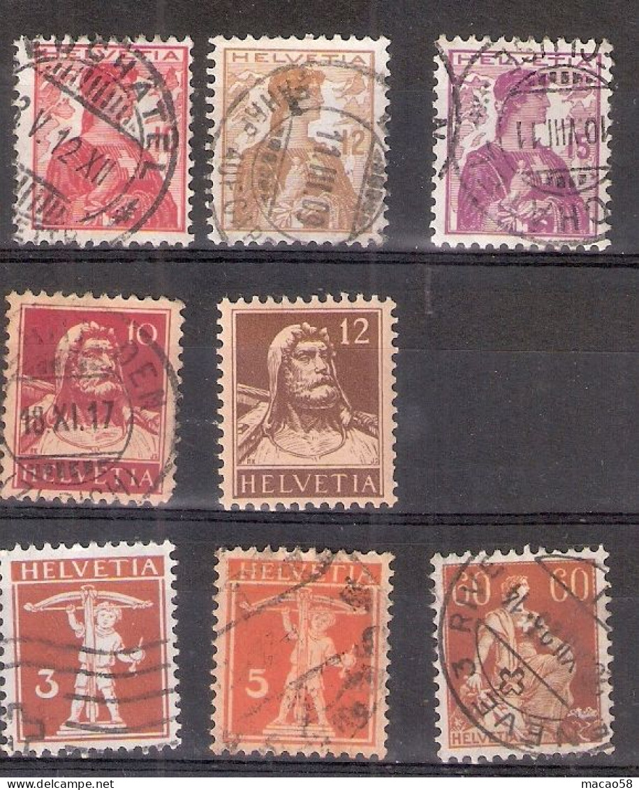 LOT TIMBRES SUISSE - Used Stamps