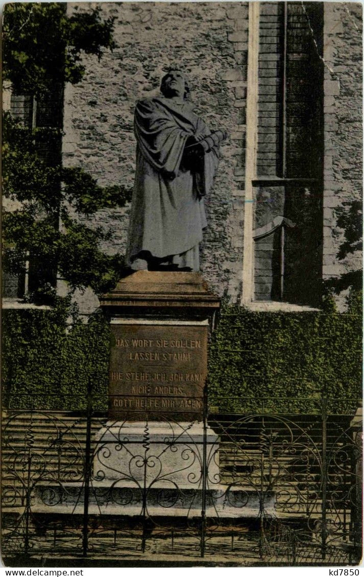 Annaberg - Lutherdenkmal - Annaberg-Buchholz