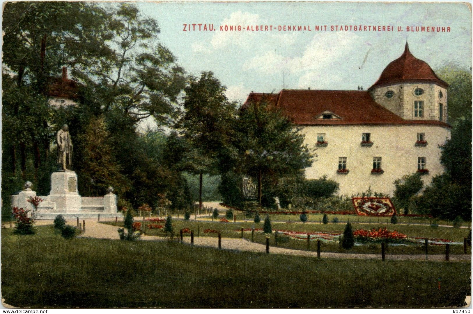 Zittau - König Albert Denkmal - Zittau