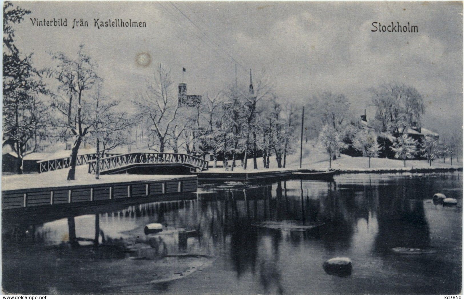 Stockholm - Vinterbild Fran Kastellholmen - Suecia