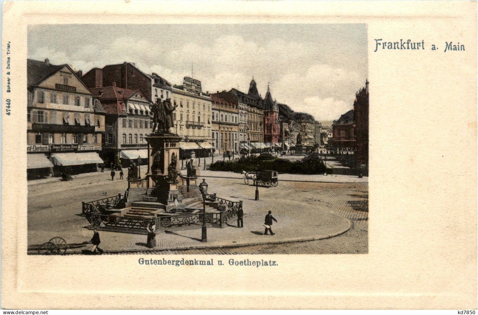 Frankfurt - Gutenbergdenkmal - Frankfurt A. Main