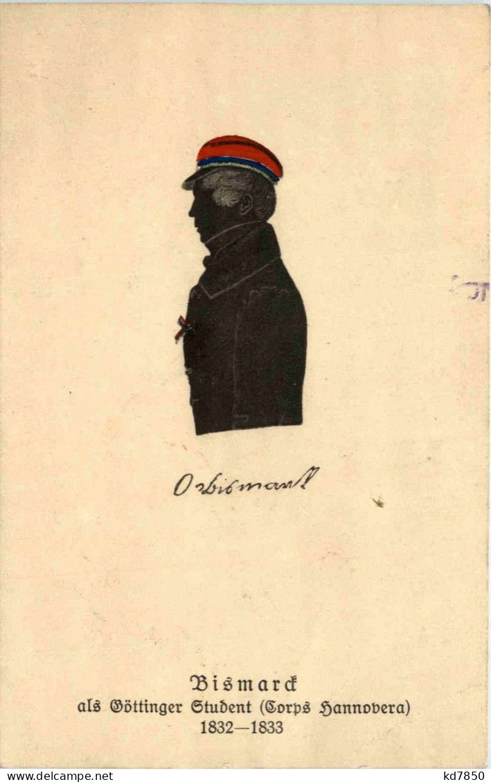 Bismarck Als Göttinger Student - Hombres Políticos Y Militares