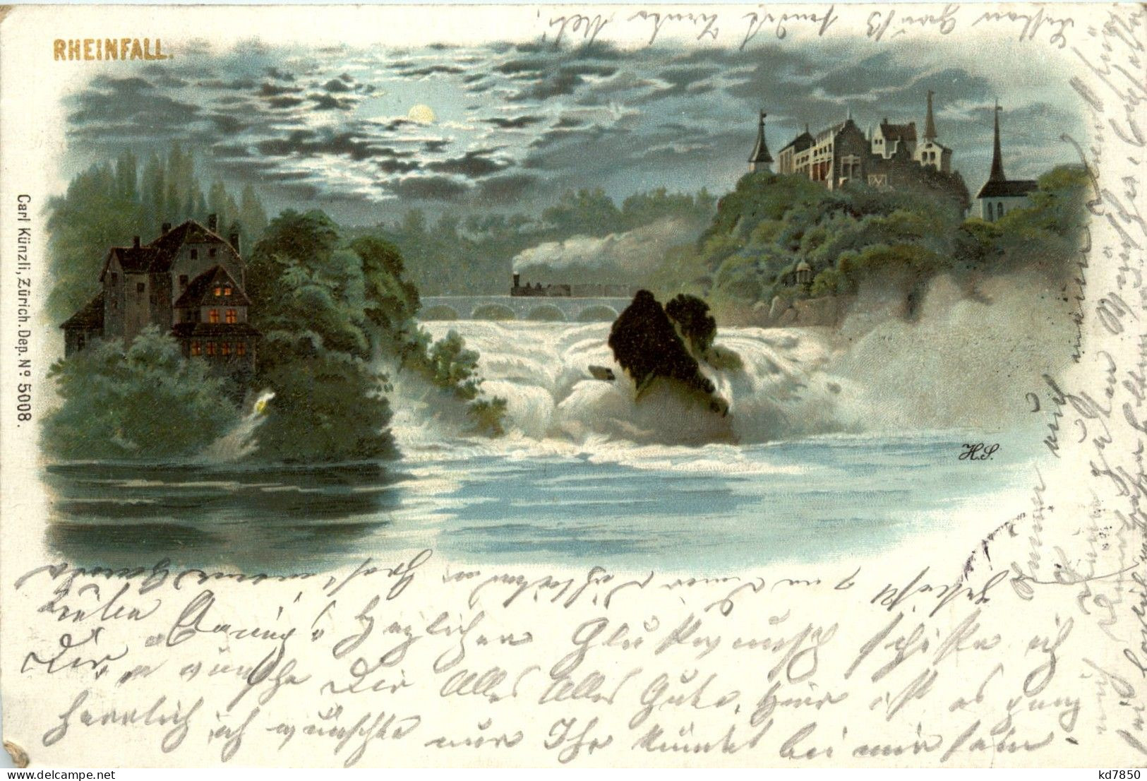 Rheinfall - Litho - Neuhausen Am Rheinfall