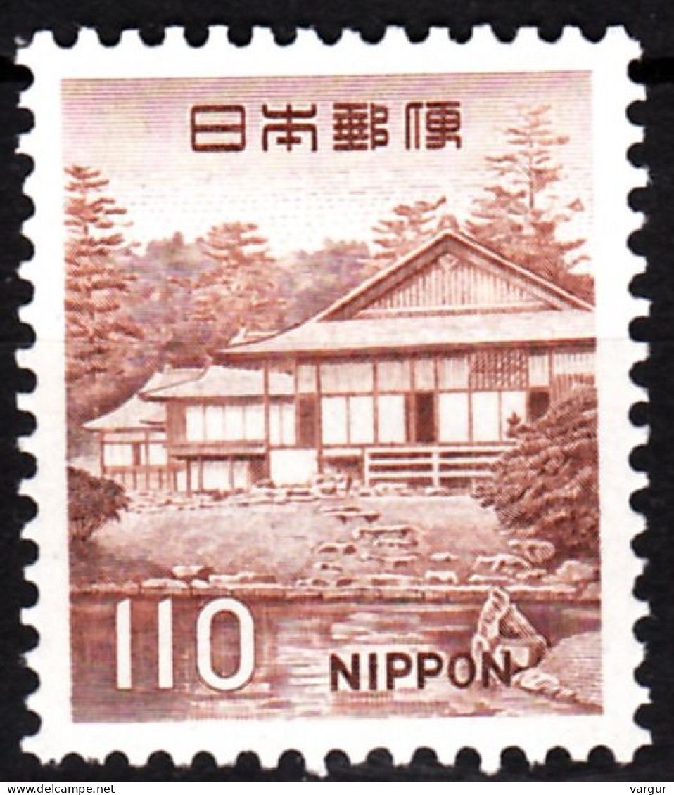 JAPAN 1966 Definitive With NIPPON: ARCHITECTURE. Katsura Garden Villa 110Y, MNH - Schlösser U. Burgen