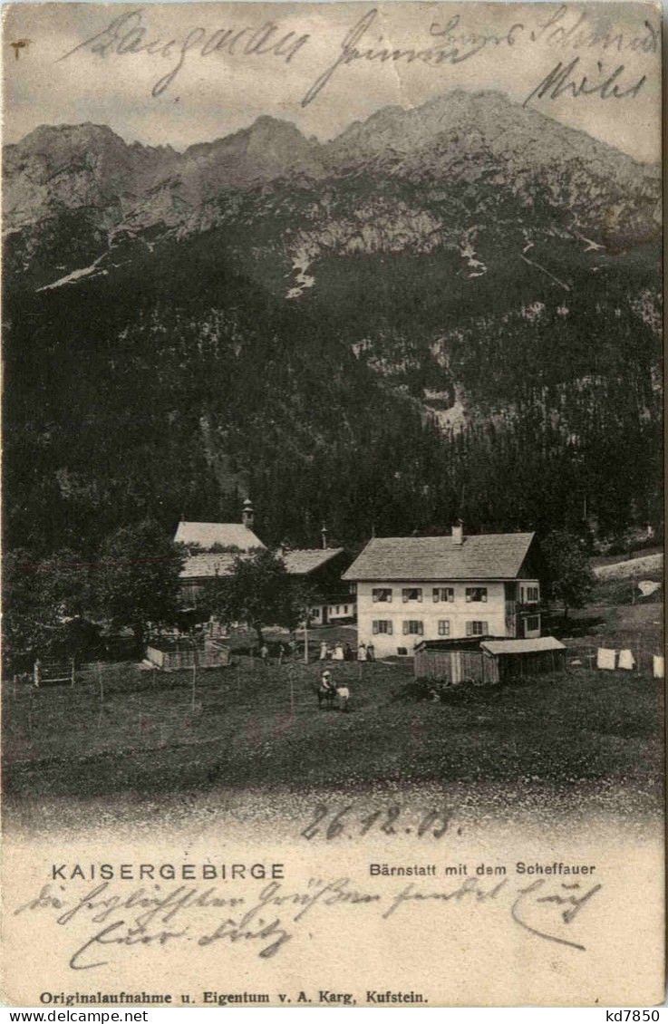 Kufstein/Tirol Und Rundherum - Bärnstatt Mit Dem Scheffauer - Kufstein