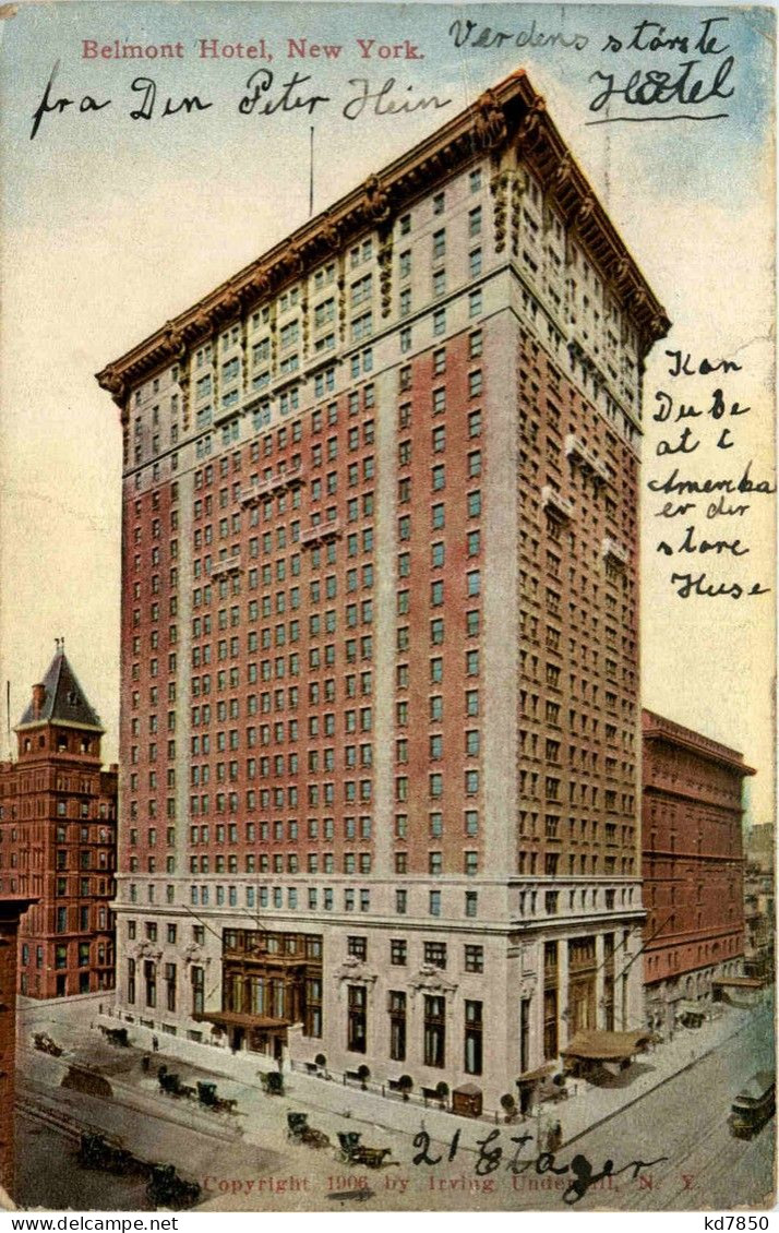 New York - Belmont Hotel - Altri & Non Classificati