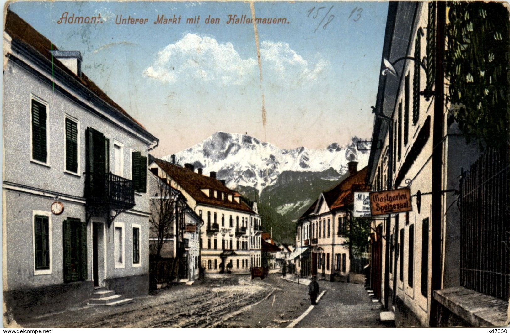 Admont/Steiermark - Admont, Unterer Markt Mit Den Hallermauern - Admont