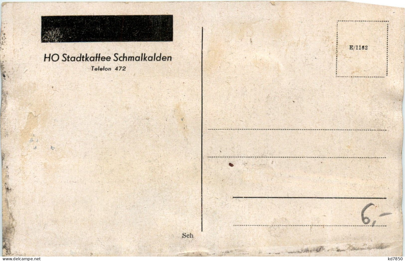 Schmalkalden - HO Stadtkaffee - Schmalkalden