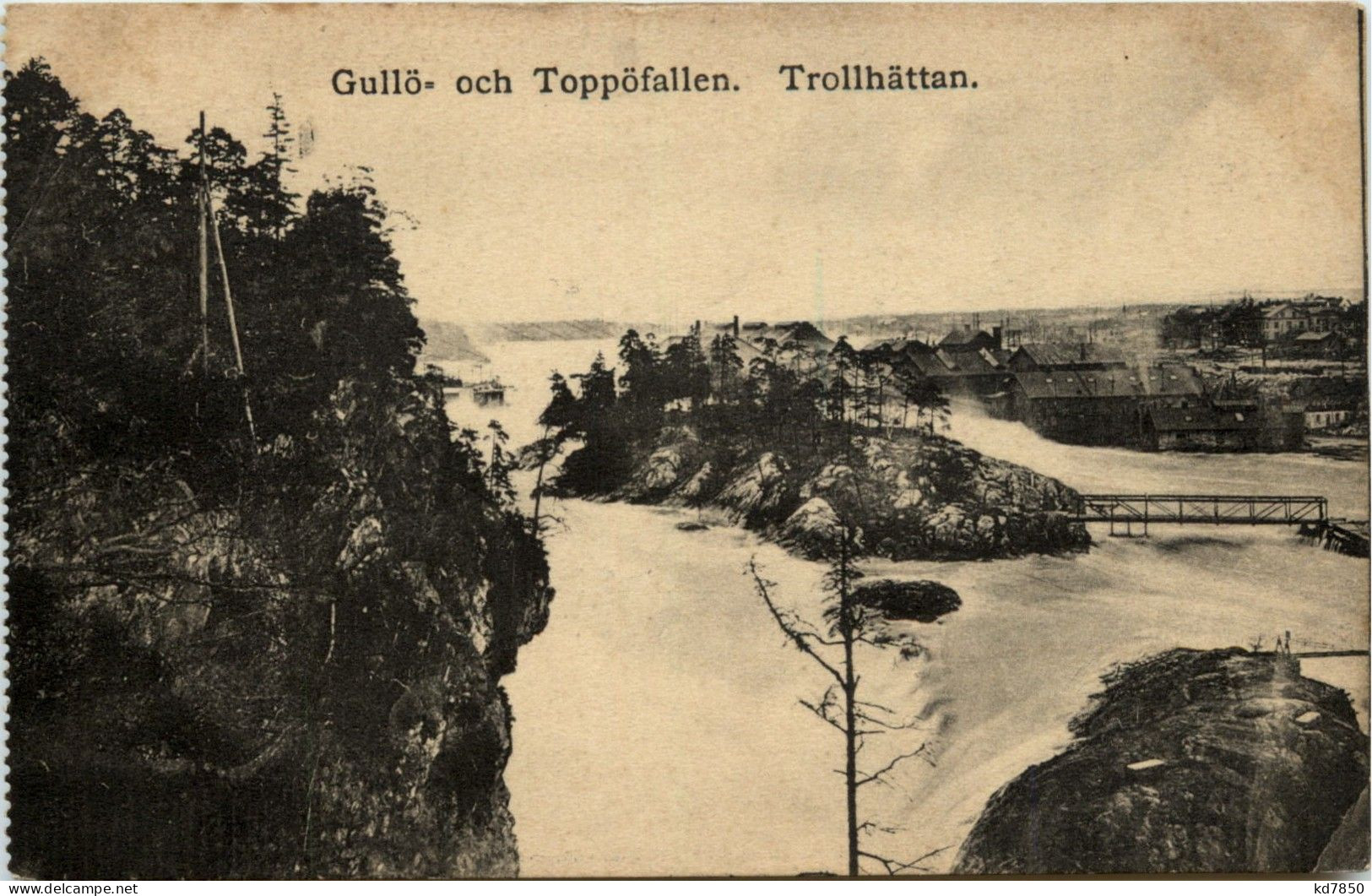Trollhättan - Gullö Och Toppöfallen - Suède