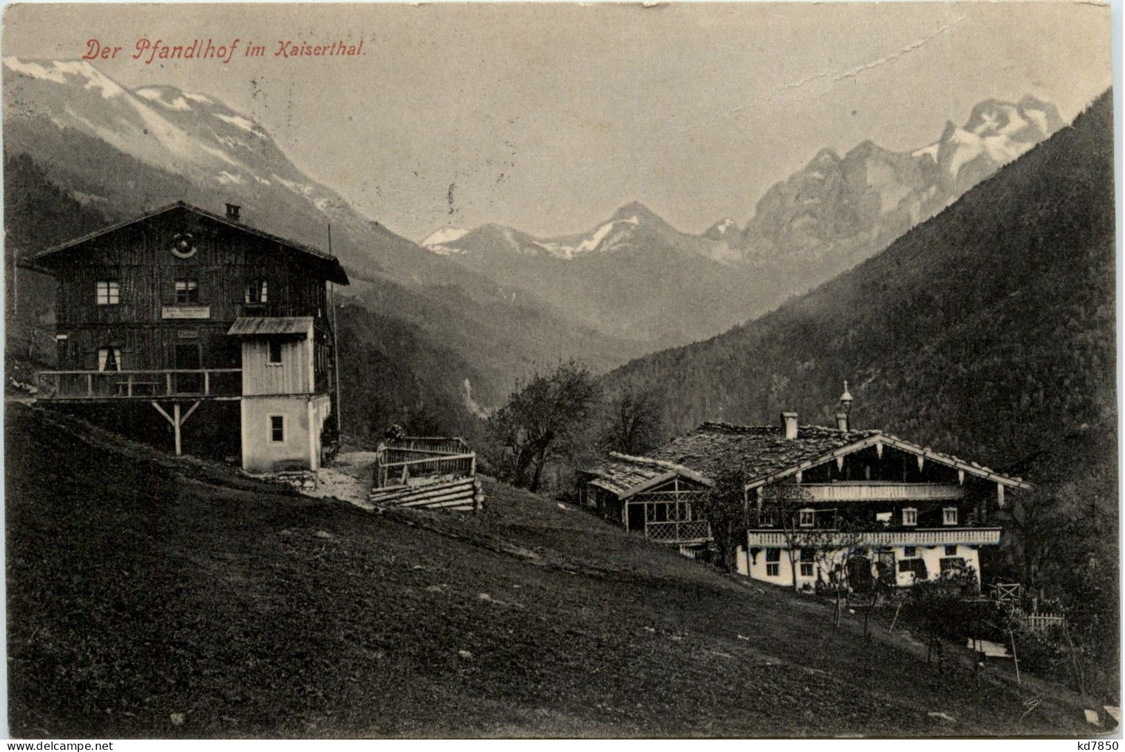 Kufstein/Tirol Und Rundherum - Der Pfandlhof Im Kaisertal - Kufstein