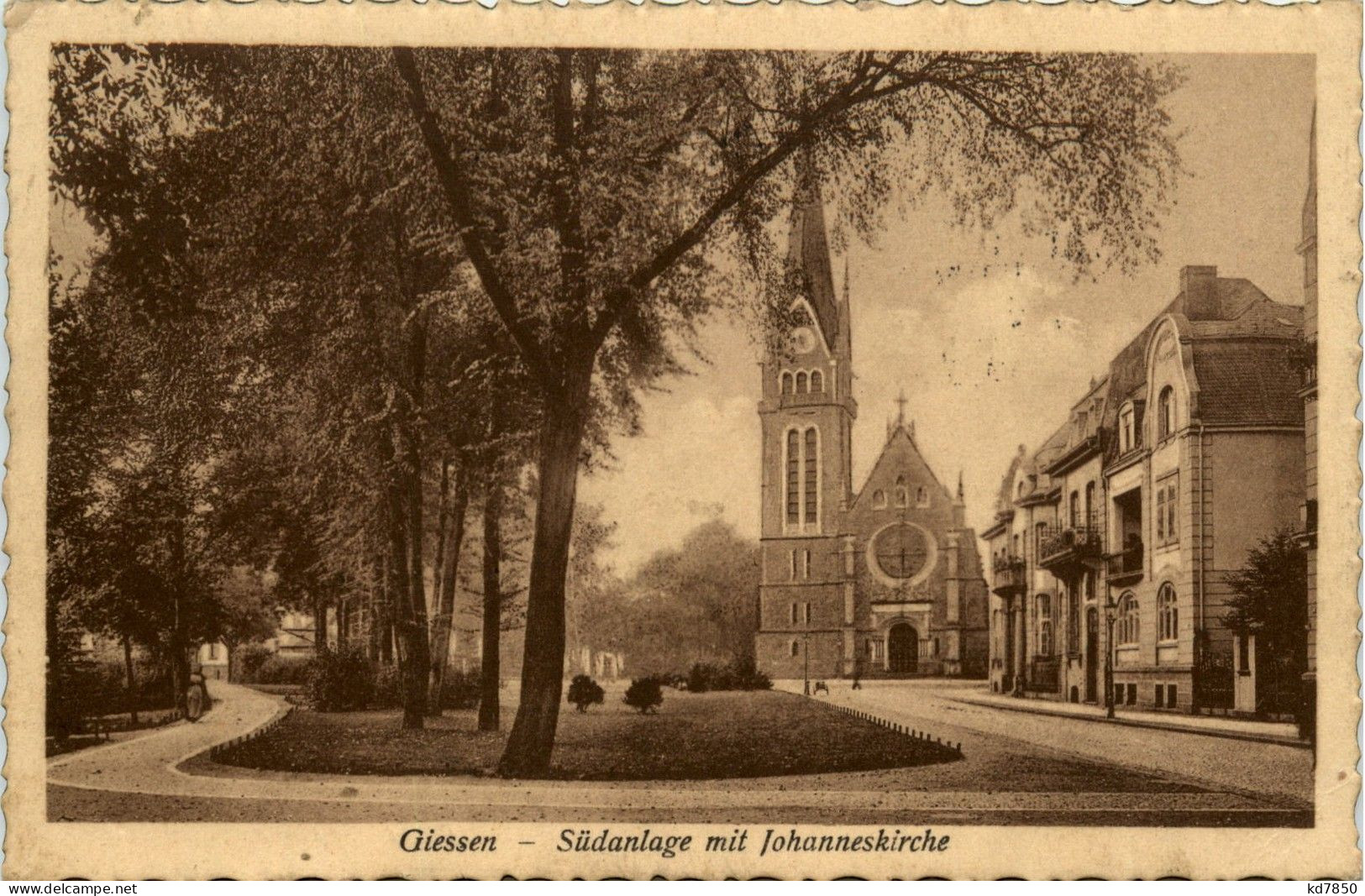 Giessen - Südanlage Mit Johanneskirche - Giessen