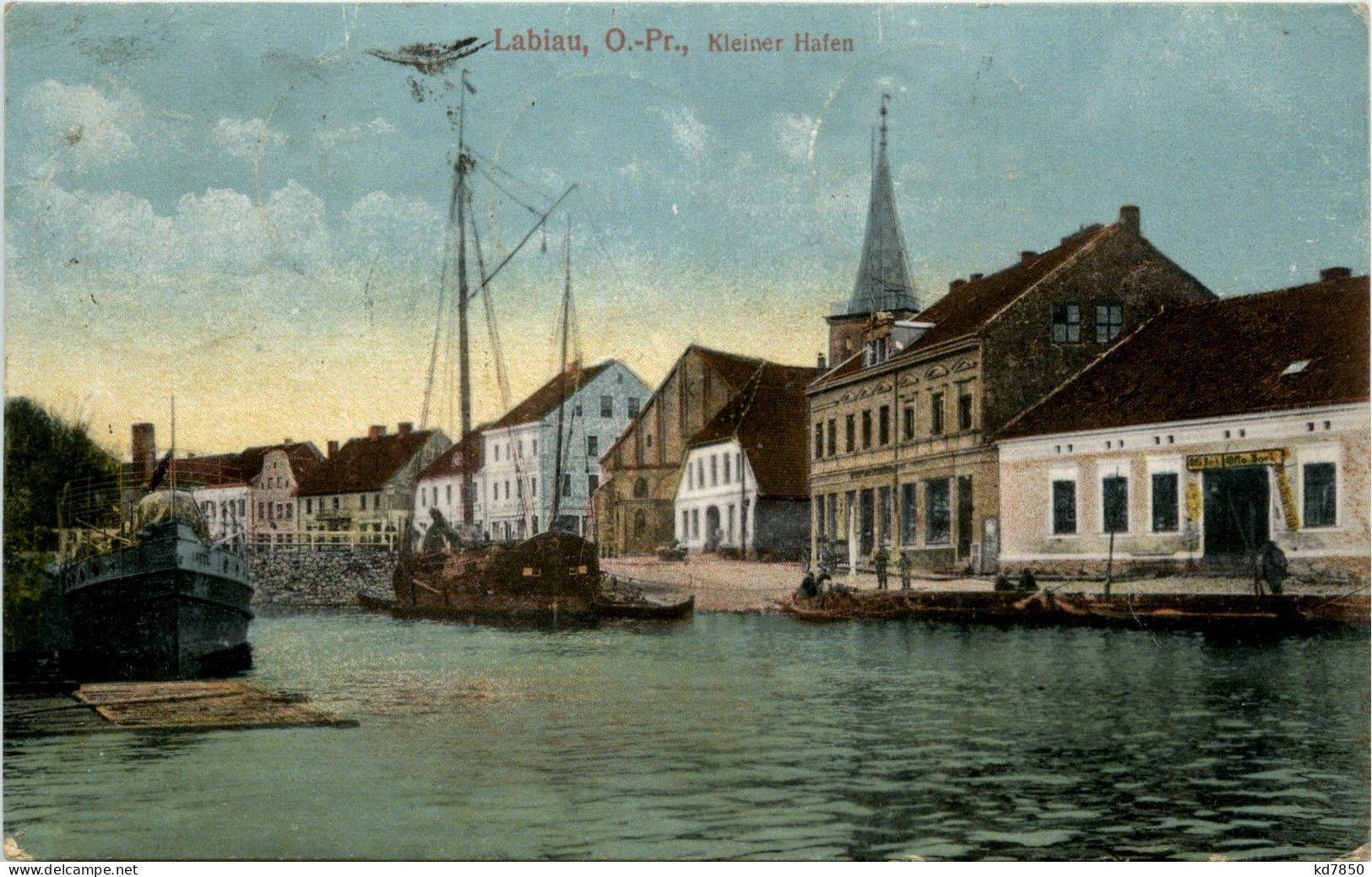 Lablau - Kleiner Hafen - Ostpreussen