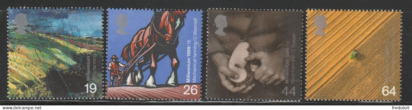 GRANDE BRETAGNE - N°2125/8 ** (1999) Millénaire (IX) Europa - Unused Stamps