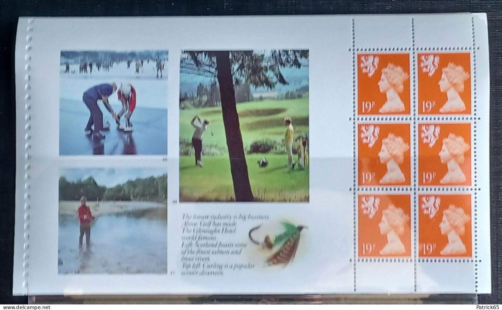 Groot Brittannie 1989 Sg. S62m Pane From Booklet DX10 - MNH - Ungebraucht