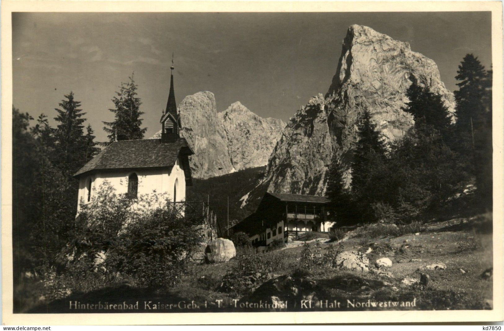 Hinterbärenbad, Totenkirchl U. Kl.Halt, Nordwestwand - Kufstein