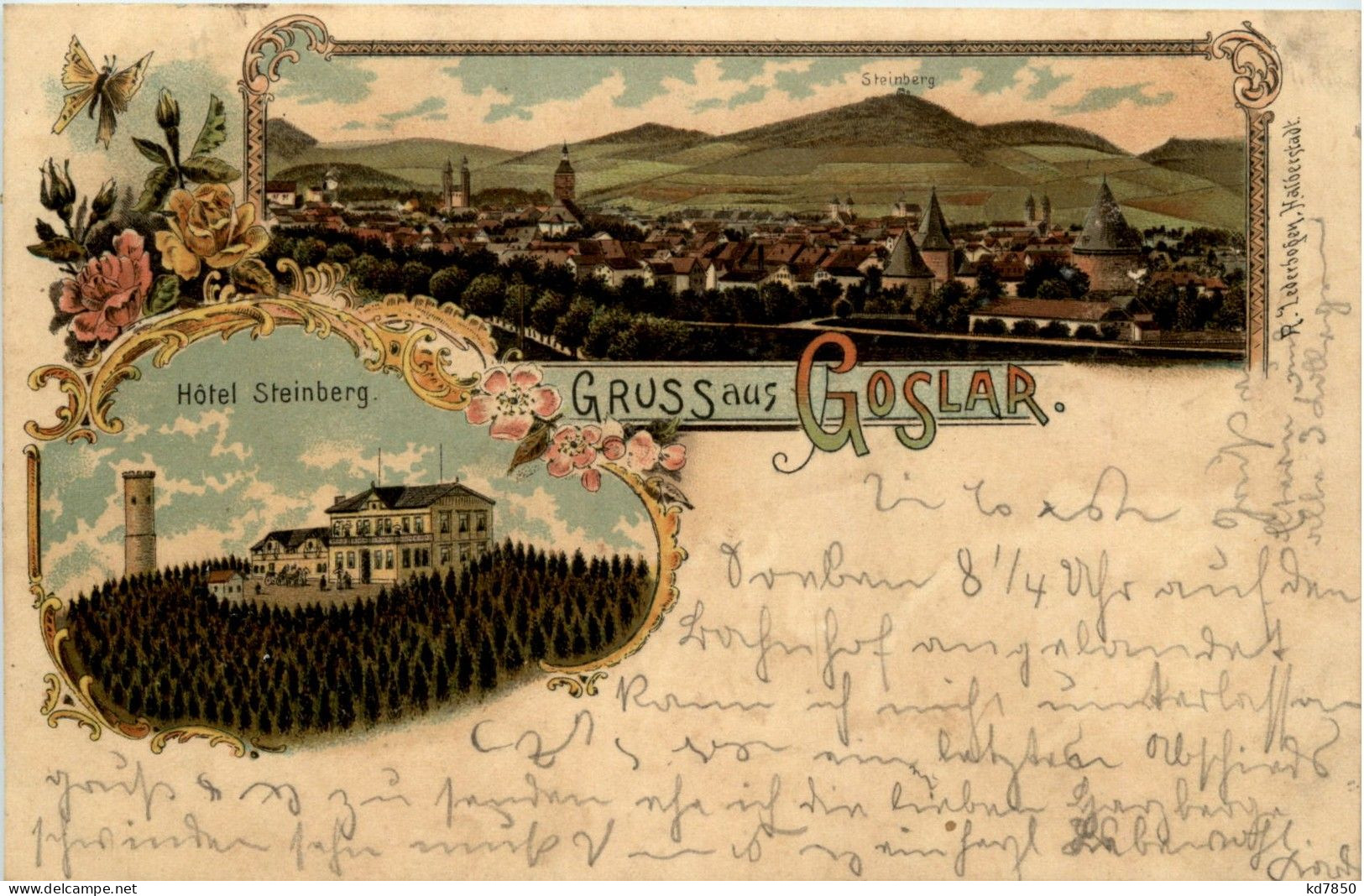 Gruss Aus Goslar - Litho - Goslar