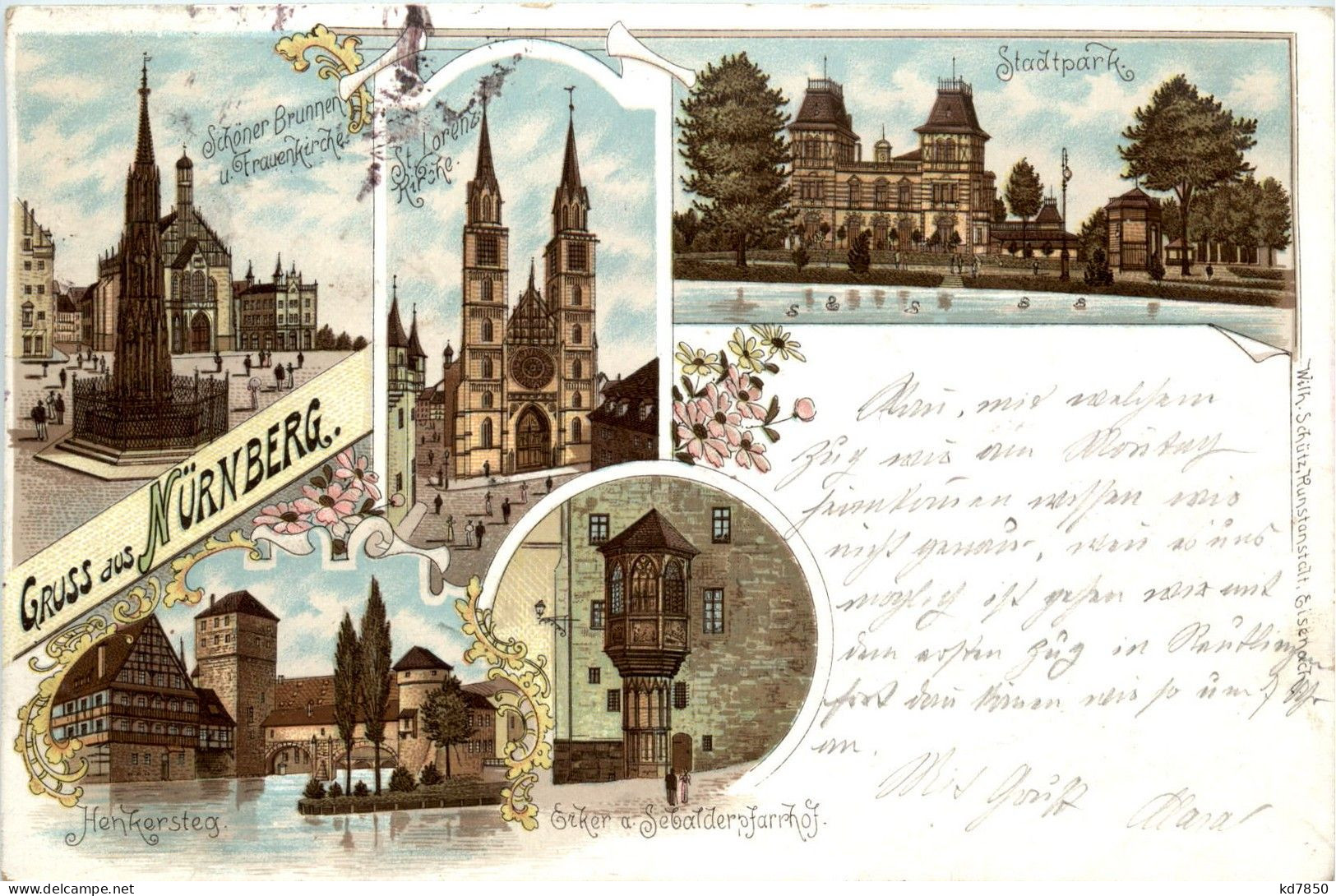 Gruss Aus Nürnberg - Litho - Nürnberg