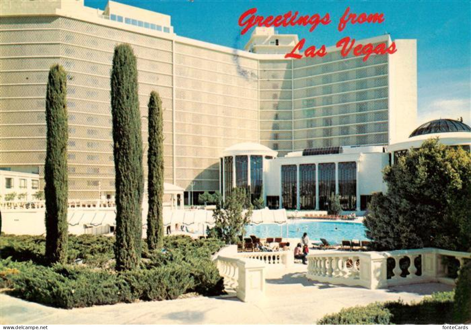 73881668 Las_Vegas_Nevada Poolside Caesars Palace On The Strip - Autres & Non Classés