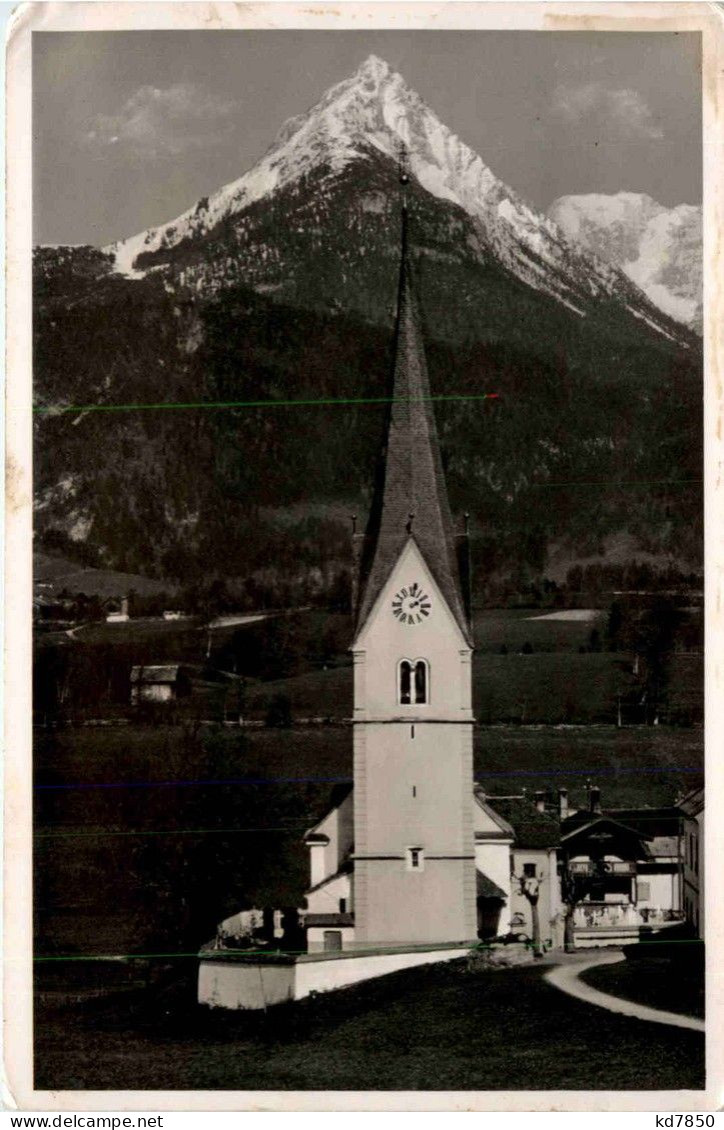 Kufstein/Tirol Und Rundherum - Pfarrkirche Schwoich Bei Kufstein Mit Hohen Kaiser - Kufstein