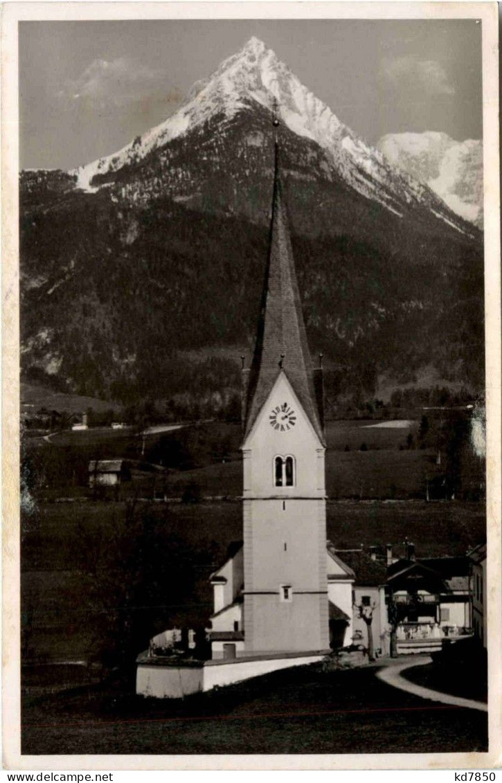 Kufstein/Tirol Und Rundherum - Pfarrkiche Schwoich Bei Kufstein Mit Hohen Kaiser - Kufstein