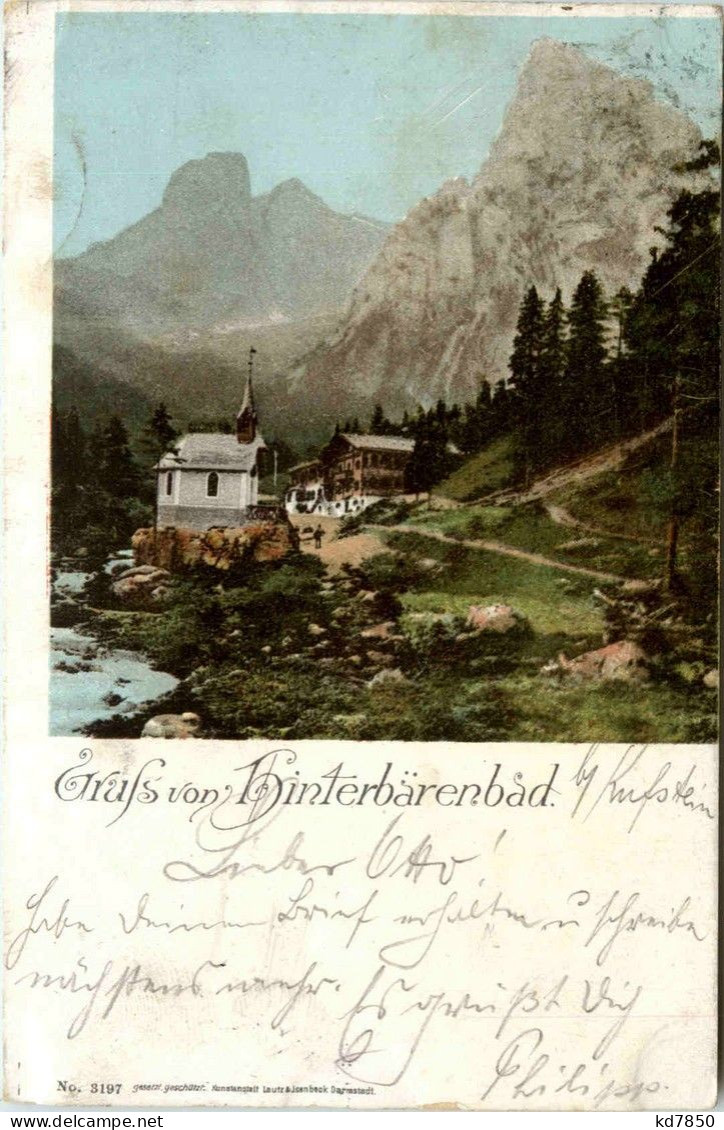 Kufstein/Tirol Und Rundherum - Gruss Von Hinterbärenbad - Kufstein