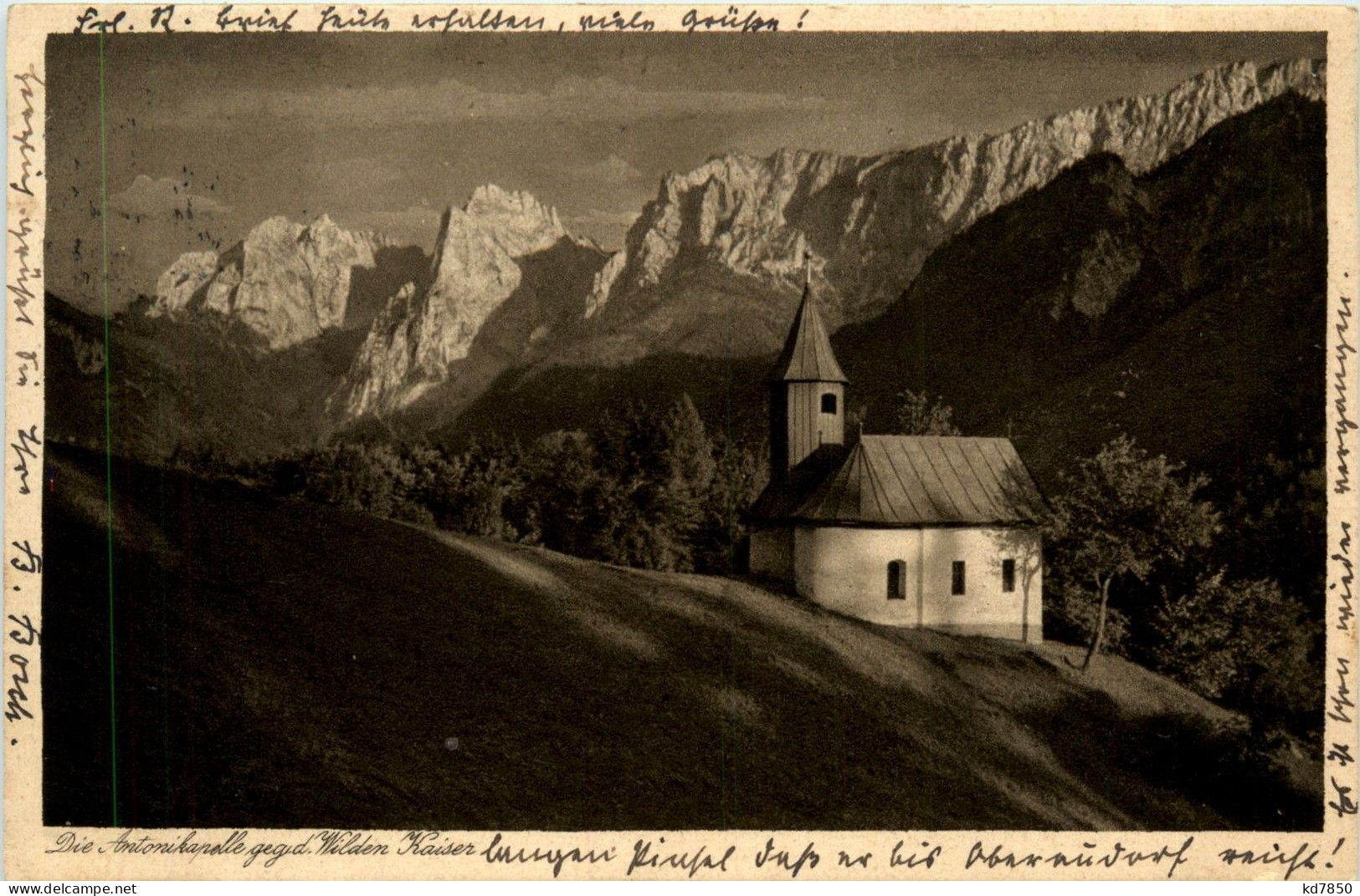 Kufstein/Tirol Und Rundherum - Die Antoni-Kapelle Gegen Den Wilden Kaiser - Kufstein