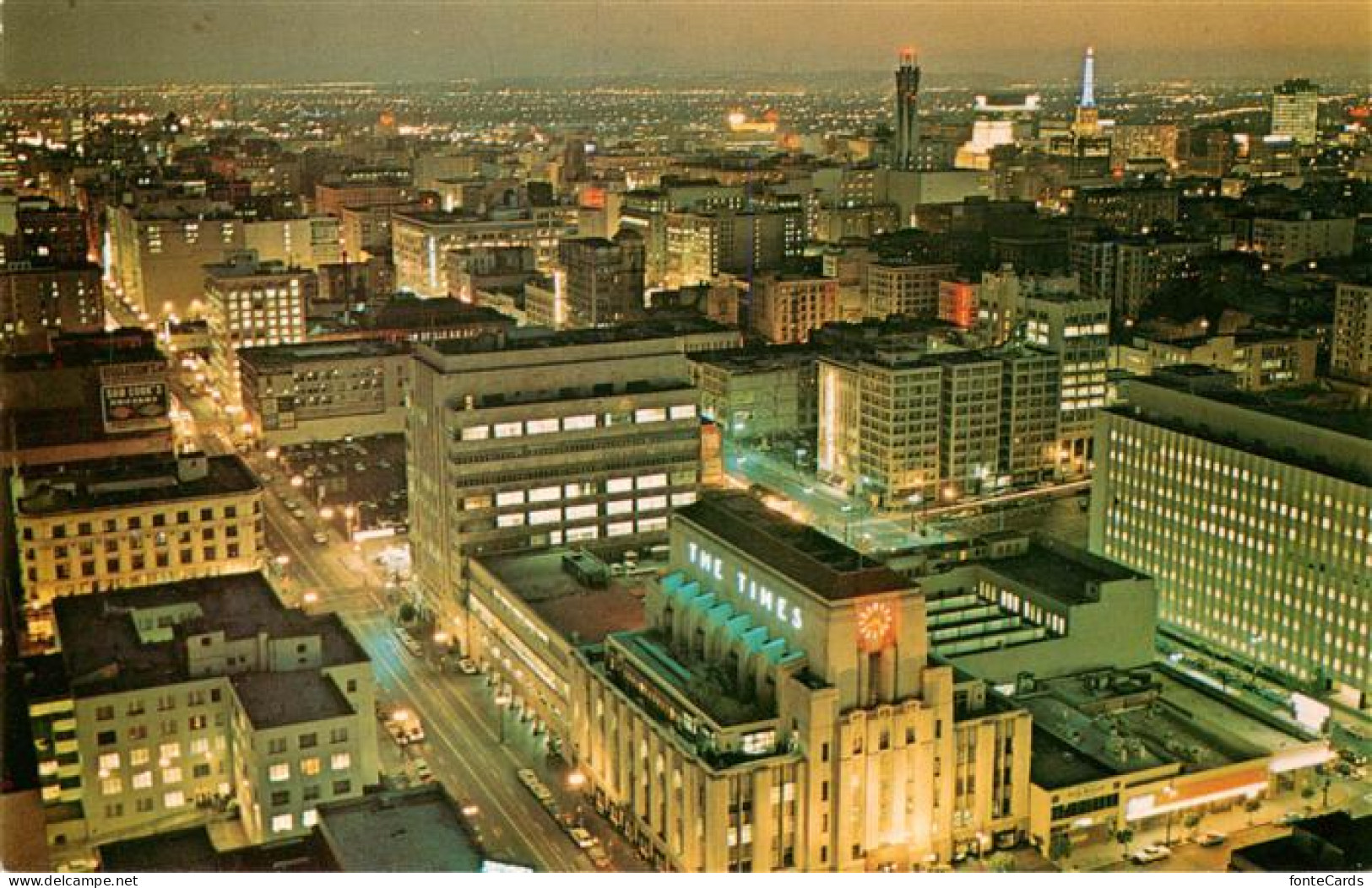 73881154 Los_Angeles_California Vie From City Hall Tower - Autres & Non Classés